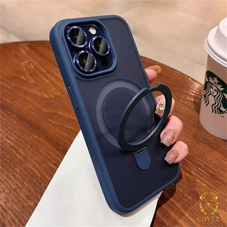 YUFU เคสโทรศัพท์มือถือแบบแข็ง กันกระแทก กันรอยเลนส์กล้อง แม่เหล็ก หรูหรา สําหรับ IPhone 16 15 14 13 12 11 Pro Max