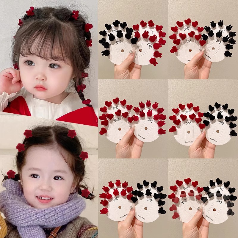 กิ๊บติดผม ลายเจ้าหญิงน่ารัก ขนาดเล็ก สําหรับเด็กผู้หญิง 2024 24 ชิ้น