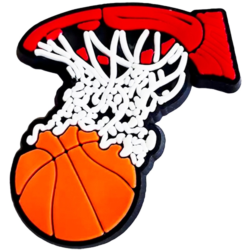 Croc NBA Professional Star Jibz Basketball DIY Clog Charms Pins สําหรับ Croc รองเท้าเสน่ห์