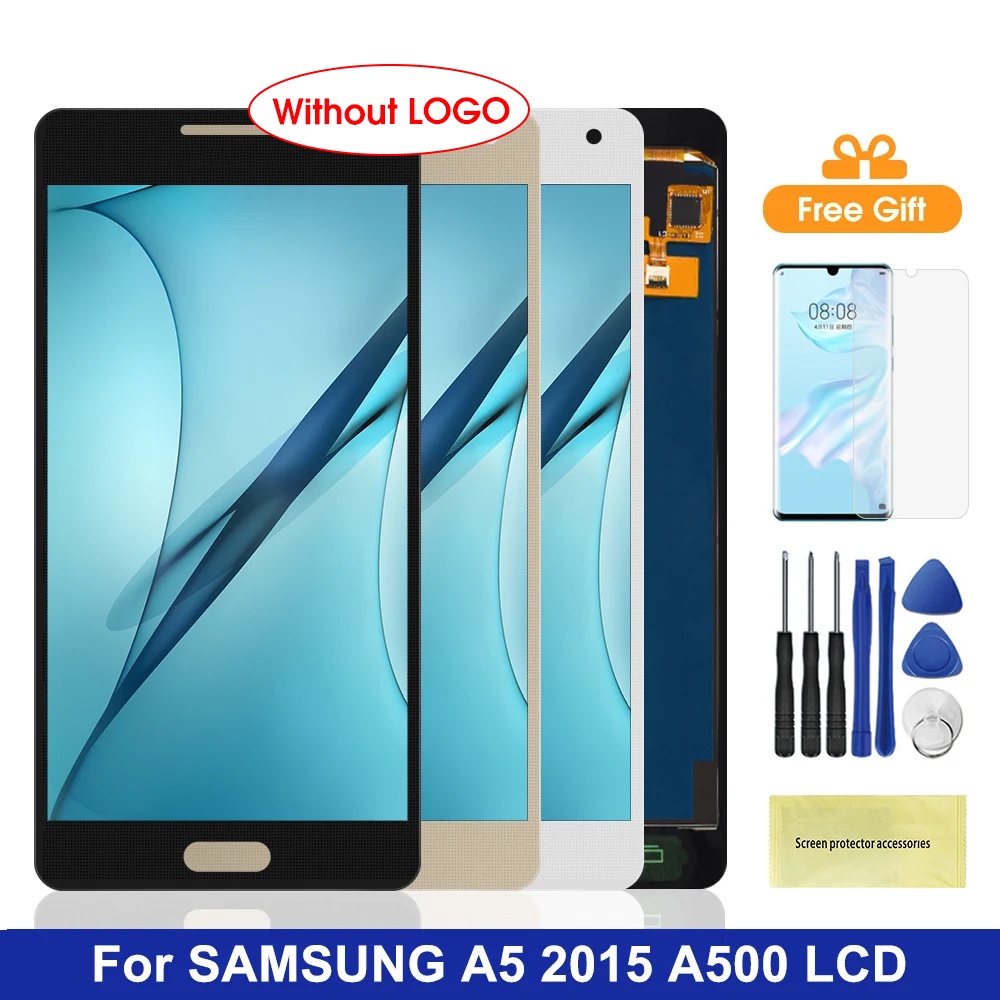 หน้าจอสัมผัสดิจิทัล LCD A500 สําหรับ Samsung Galaxy A5 2015 A500 A500F A500FU A500M A500H