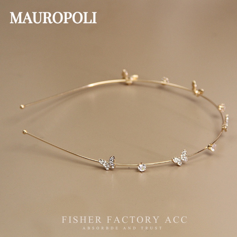 มาโรโปลี [คลังสินค้าพร้อม] ที่คาดผมสไตล์เจ้าหญิงผีเสื้อสไตล์เกาหลีสไตล์ใหม่ซุปเปอร์นางฟ้าอารมณ์ที่คาดผมฤดูร้อนออกนอกบ้านเครื่องประดับผมผู - รูปที่ 5