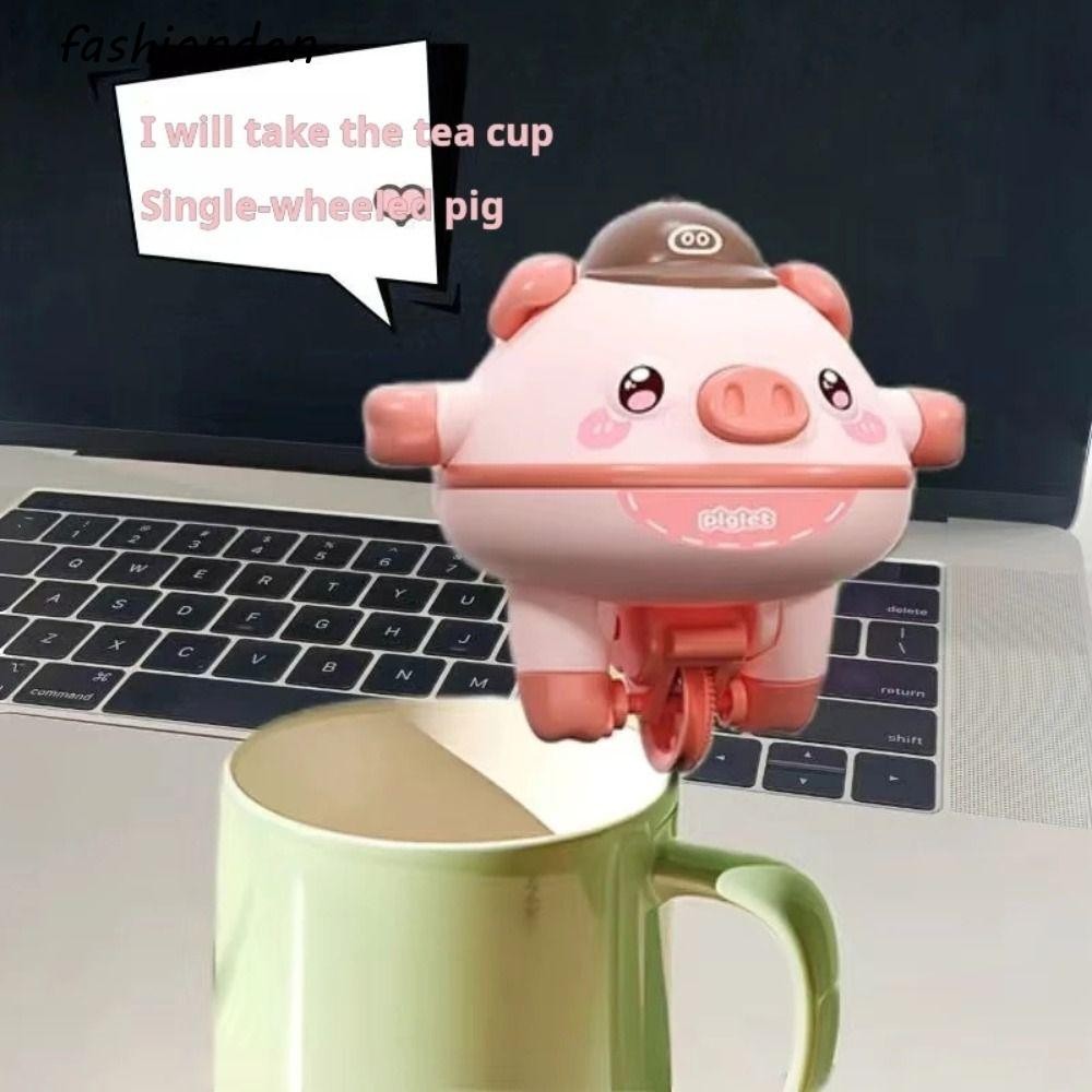 Fashionden Tumbler Balance Pig, เกมสมอง Tightrope เดิน Unicycle ไฟฟ้าของเล่น, Gyroscope เทคโนโลยีแปลกใหม่ใหม่ล่าสุด Unicycle Balance หมูของเล่นเด็ก