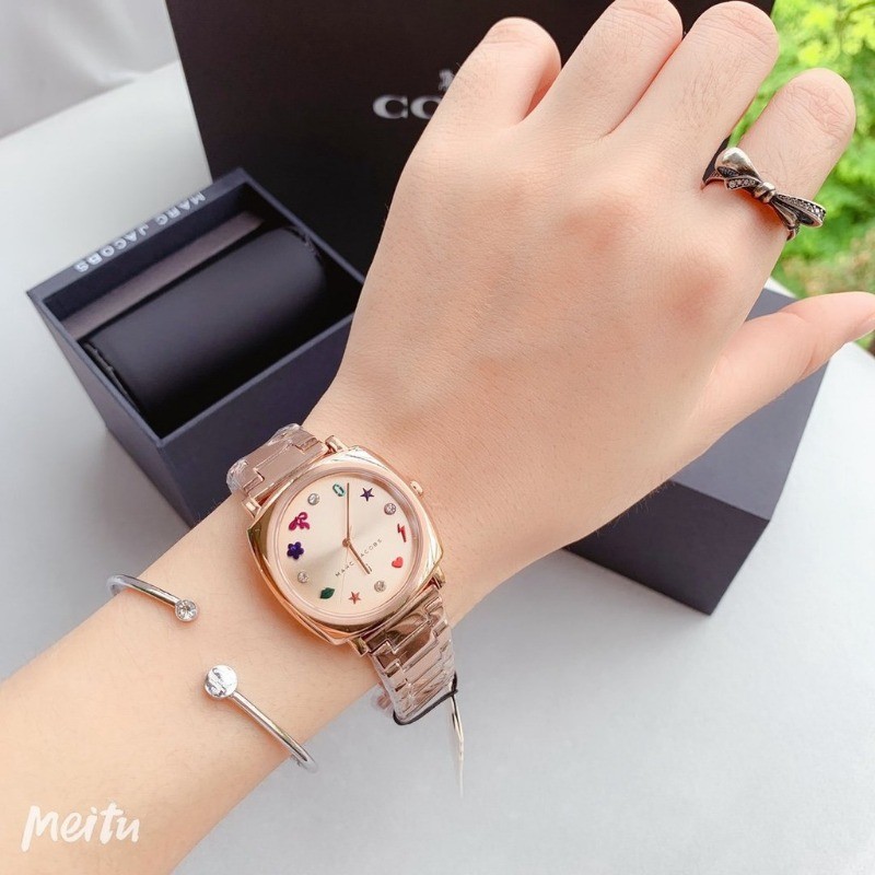 พร้อมสต็อก ！Marc jacobs MJ3548 MJ3549 MJ3550 - 34 mm 100% authentic brand name for women