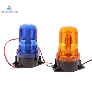 [Delicatesea] 10-80v 30 LED High Power คําเตือนฉุกเฉินแฟลช Strobe Light Beacon สําหรับรถยกรถบรรทุกรถโรงเรียนสีฟ้าสีแดงสีขาวเหลืองใหม่
