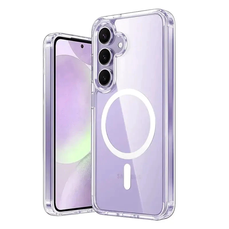 เคสใสชาร์จไร้สายได้ CASE แม่เหล็ก สำหรับ SamsungS26Ultra S25FE A17 A07 A56 A36 A26 A16 A06 A55 A54 A35 S25Ultra S24Ultra