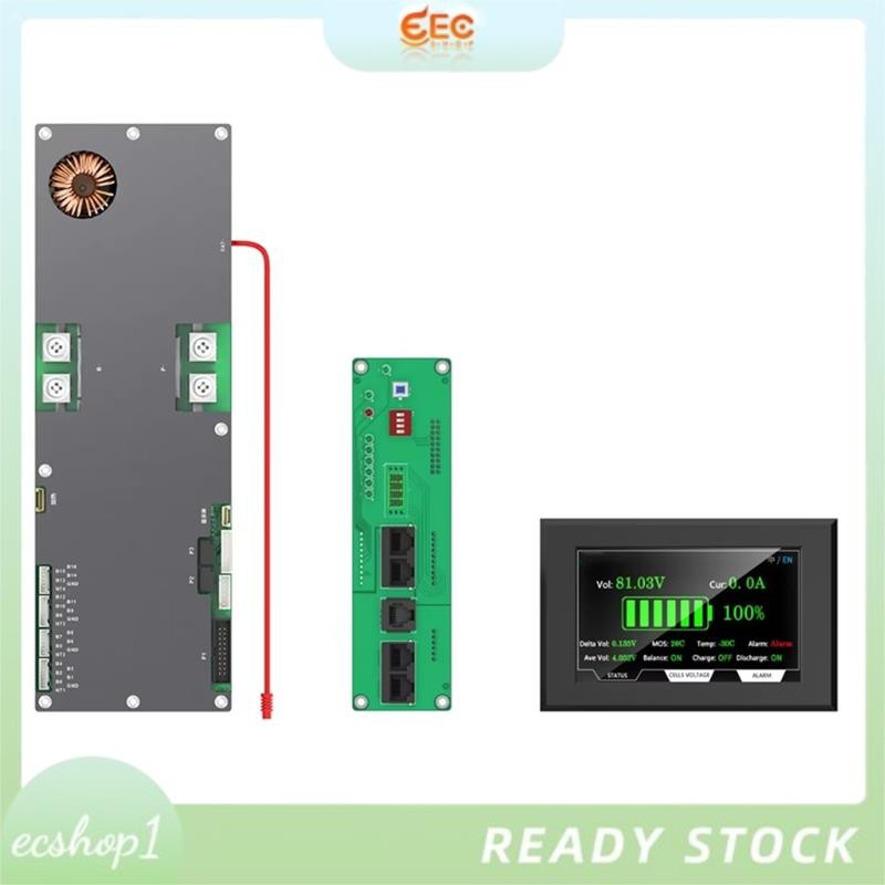 [ecshop1.ph] สําหรับ JK-PB2A16S20P 24V 48V LiFePo4 แบตเตอรี่ Li-Ion 100A 150A 200A พลังงานในครัวเรือ