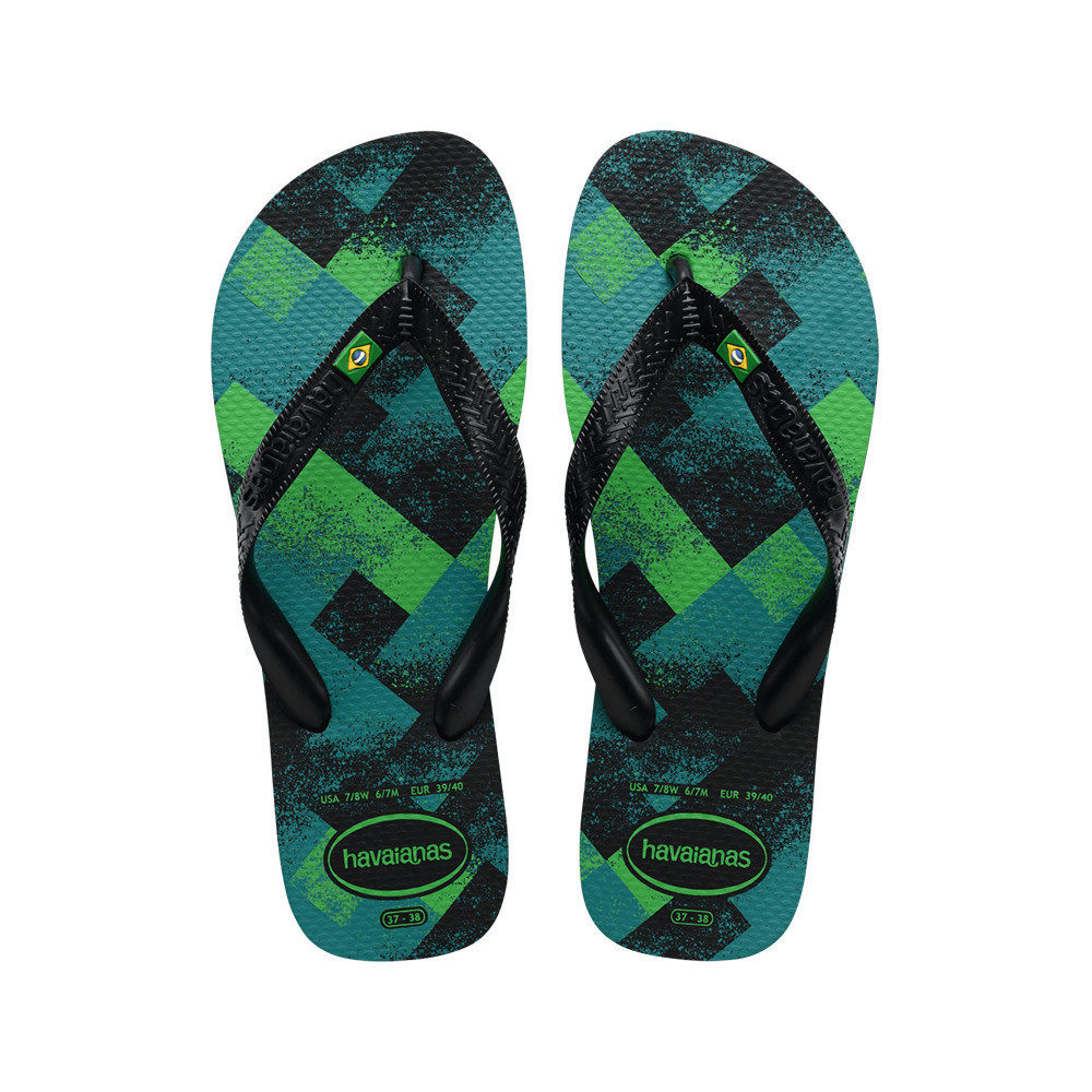 HAVAIANAS รองเท้าแตะ Brasil Fresh Flip Flops BLACK 41457457662U_H3BKXX