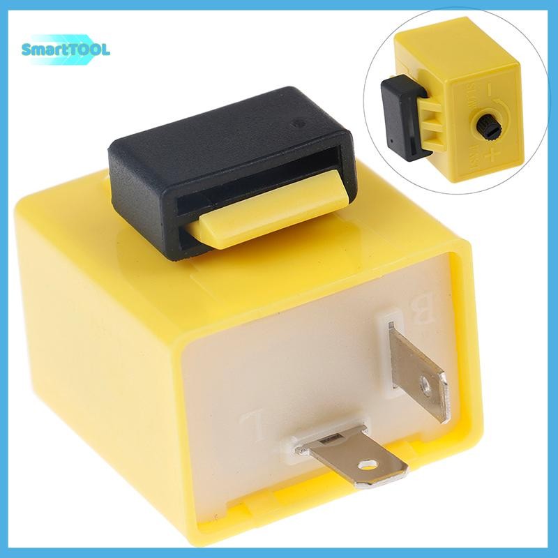 Utzn> 12V 2 ขาปรับความถี่ LED Flasher รีเลย์ไฟเลี้ยวไฟกระพริบใหม่