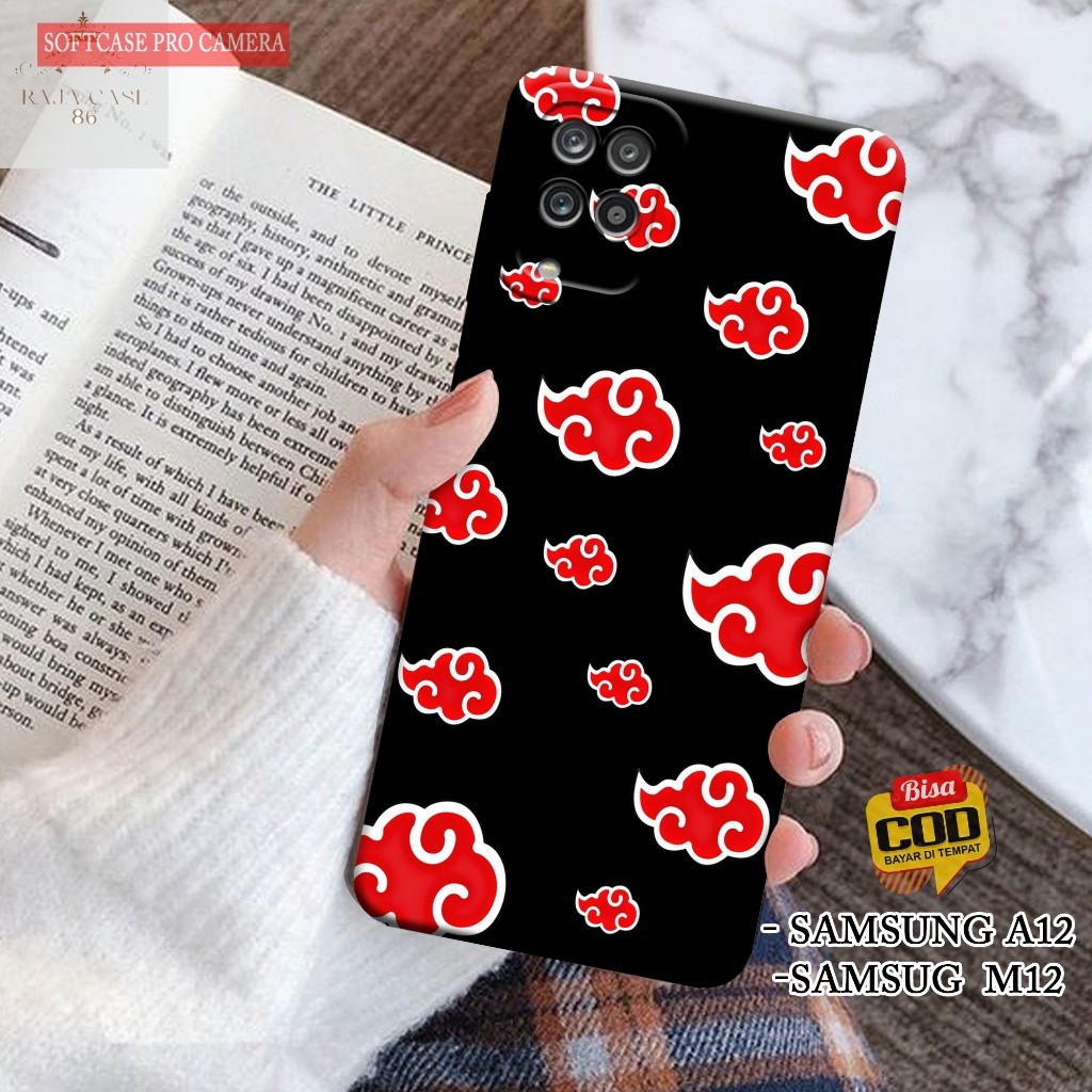 เคส HP Samsung Galaxy A12 / Samsung M12 - Rajacase - เคสโทรศัพท์ Samsung A12 / M12 - เคสโลโก้ Motif 