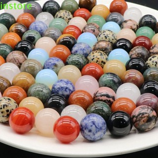 Instore หินคริสตัลฟลูออไรต์ ทรงกลม สําหรับตกแต่งบ้าน