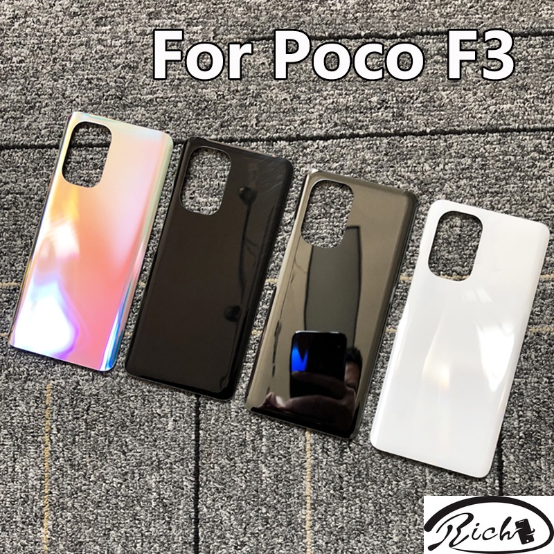 ฝาครอบแบตเตอรี่ด้านหลัง สําหรับ Xiaomi Poco F3 Poco F3