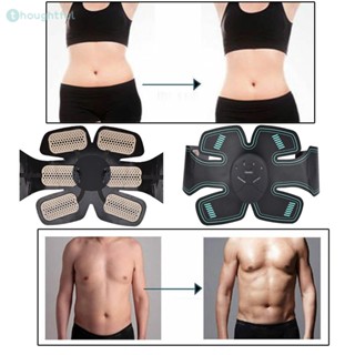 เอวเครื่องกระตุ้นกล้ามเนื้อหน้าท้องกระตุ้นกล้ามเนื้อไฟฟ้า Body Slimming Massager Ems Fitness Trainer Abs Stimulator TH