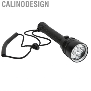 Calinodesign S5 Diving Flashlight With  Skid Rope Hard Anodized  Underwater C