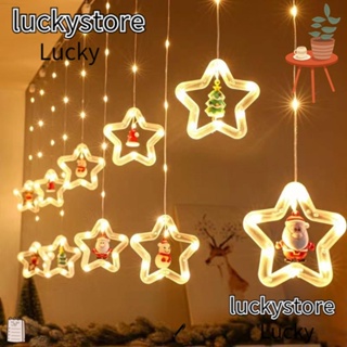 Lucky สายไฟหิ่งห้อย LED 10 ดวง 3 เมตร ชาร์จ USB สําหรับตกแต่งปาร์ตี้คริสต์มาส งานแต่งงาน