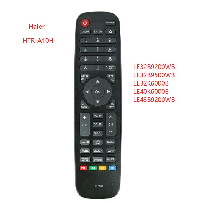 ใหม่ Original HTR-A10H HTRA10L รีโมทคอนโทรลสําหรับ Haier RM-L1313 ใช้สําหรับ: HTR-A18EN HTR-A18H HTR