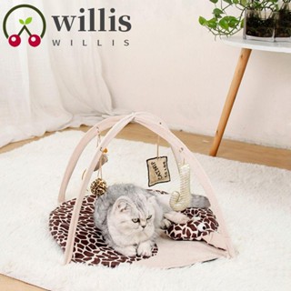 Willis เต็นท์ของเล่น แบบนิ่ม พับได้ อเนกประสงค์ สําหรับสัตว์เลี้ยง แมว