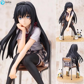 ISITA ของเล่นฟิกเกอร์ PVC อนิเมะญี่ปุ่น Yukinoshita Yukino ขนาด 14.5 ซม. ของขวัญ สําหรับสะสม