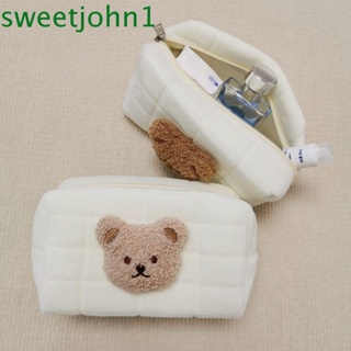 Sweetjohn กระเป๋าคลัทช์ ผ้าฝ้าย ใส่ผ้าอ้อม อเนกประสงค์ แบบพกพา สําหรับคุณแม่