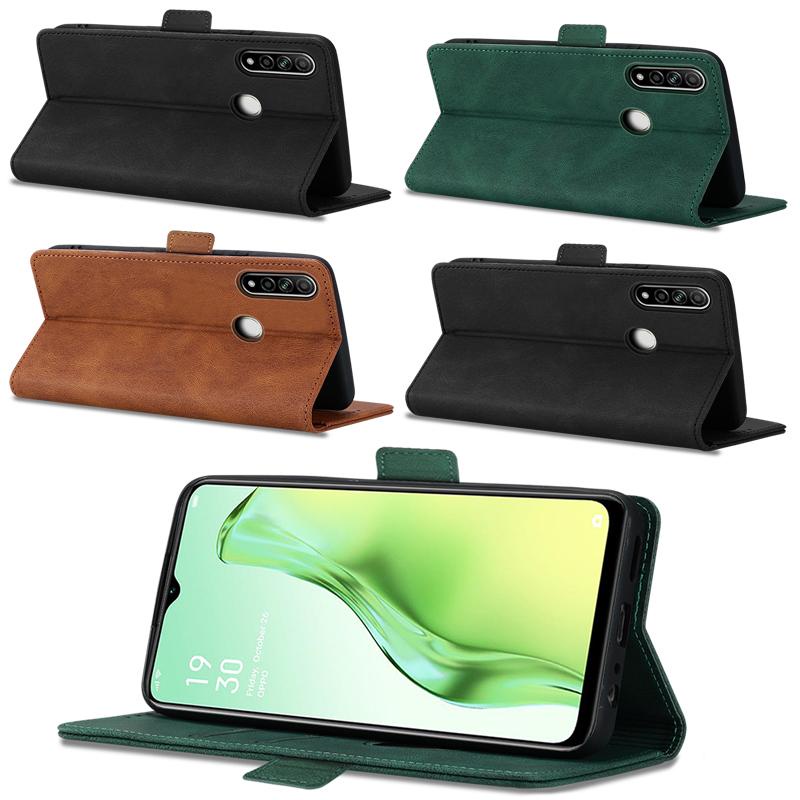 สําหรับ OPPO A8 OPPO A31 2020 กรณีบรรยากาศซองหนังหนัง