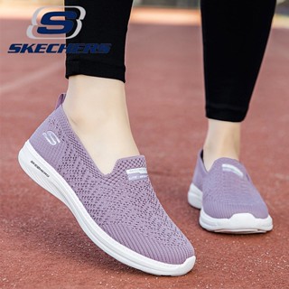 Skechers_ รองเท้าสลิปออนลําลอง น้ําหนักเบา ยืดหยุ่นสูง ใส่เดินในบ้าน สําหรับผู้หญิง ไซซ์ 35-41