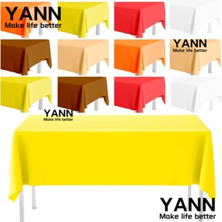 Yann1 ผ้าปูโต๊ะ PEVA 6 สี กันความร้อน 54 X 72 นิ้ว สําหรับปาร์ตี้ งานแต่งงาน 12 ชิ้น