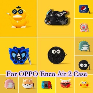 【Trend Front】เคสหูฟัง แบบนิ่ม ลายการ์ตูน สําหรับ OPPO Enco Air 2 OPPO Enco Air 2