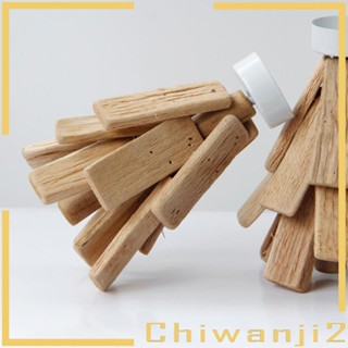 [Chiwanji2] เชิงเทียนไม้ รูปกลีบดอกไม้ สไตล์นอร์ดิก 01 สําหรับตกแต่ง