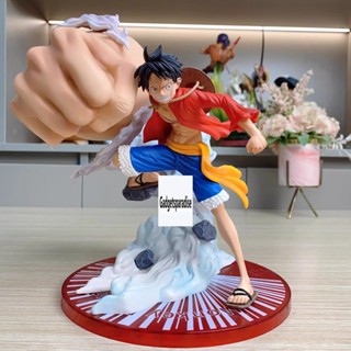 ฟิกเกอร์ One Piece Gear 3 Luffy Popmax BT The Island of Ghosts Pvc ขนาด 25 ซม. สําหรับสะสม