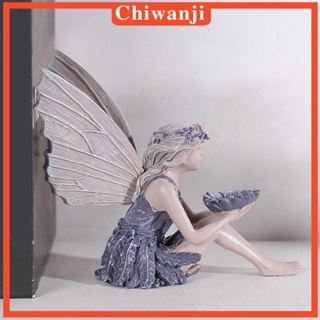 [Chiwanji] ฟิกเกอร์รูปปั้นนางฟ้า สําหรับตกแต่งบ้าน ชั้นวางหนังสือ