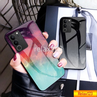  เคสโทรศัพท์มือถือแบบแก้วแข็ง กันกระแทก สําหรับ Vivo V29 V29 Pro 5G 2023