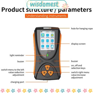 WISDOMEST เครื่องตรวจจับรังสีนิวเคลียร์ X-ray Beta Gamma แบบพกพา สําหรับห้องทดลอง โรงพยาบาล