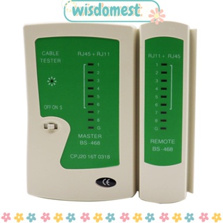 WISDOMEST เครื่องทดสอบสายเคเบิลเครือข่ายโทรศัพท์ อเนกประสงค์