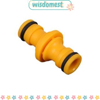 Wisdomest อะแดปเตอร์เชื่อมต่อท่อคู่ สีเหลือง 5.1 ซม. สําหรับซ่อมแซม ในร่ม กลางแจ้ง