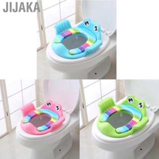 Jijaka Baby Toilet Seat Cute Children s Infant Double Armrest High Back Splashproof  Slip