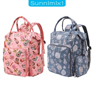 [Sunnimix1] กระเป๋าเป้สะพายหลัง ผ้าวูล น้ําหนักเบา ทนทาน สําหรับถักโครเชต์