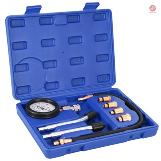 Reliable Pressure Test Kit for Engine Cylinders - Automotive Tool with Air Gauge for Accurate Gas-Cylinder Pressure Testing (0–21 kg/cm³ to 0–300 PSI)