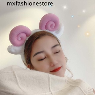 Mxfashione ที่คาดผมแกะ ล้างหน้า การ์ตูนเกาหลี เครื่องประดับผม สําหรับเด็กผู้หญิง