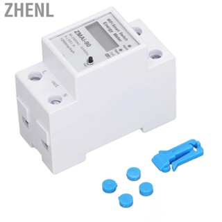 Zhenl WIFI Power Meter Single Phase Energy Easy To Install for Water Heaters