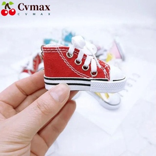 Cvmax ขาตั้งรองเท้า ผ้าแคนวาส ขนาดเล็ก น่ารัก สําหรับตกแต่งรถจักรยานยนต์