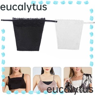 Eucalytus1 เสื้อสายเดี่ยว ผ้าลูกไม้ แบบคลิปหนีบ โอเวอร์เลย์