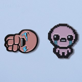 เข็มกลัด รูปการ์ตูน The Binding of Isaac Crying Boss Enamel Pin สําหรับตกแต่งกระเป๋าเป้สะพายหลัง