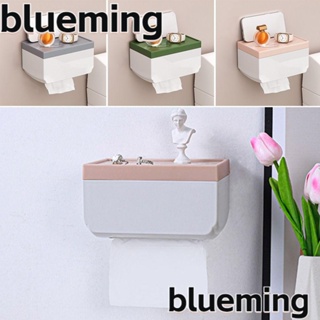 Blueming2 กล่องใส่กระดาษทิชชู่ มีกาวในตัว ไม่ต้องเจาะผนัง กันน้ํา สําหรับห้องน้ํา