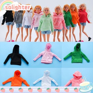 Solighter เสื้อกันหนาวลําลอง มีฮู้ด ผ้าฝ้าย 1/6 สําหรับตุ๊กตา 11.5 นิ้ว