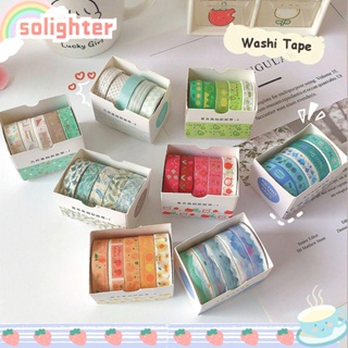 Solighter ชุดเทปกาว ลายเครื่องเขียน 5 ม้วน ต่อกล่อง