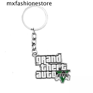 Mxfashione พวงกุญแจ จี้เกม GTA V PS4 Xbox PC ของขวัญวันเกิด สําหรับห้อยกระเป๋า