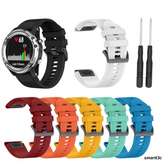 พร้อมสายรัดข้อมือซิลิโคนฟิตเนสระดับพรีเมียมสำหรับ Garmin Fenix 33HR5X5X Plus ดีไซน์อเนกประสงค์และมีสไตล์ ดีไซน์มีสไตล์ ใช้งานง่าย สะดวก ถูกใจนักกีฬา