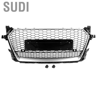 Sudi Front Bumper Grille For TTRS Style Mesh Grill Modified Accessory Fit for Audi TT/TTS 8S 2015 2016 2017 2018