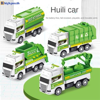 Huili Engineering Vehicle Mini Inertia ของเล่นเพื่อการศึกษาเด็ก ตุ๊กตาบุคลิกภาพความคิดสร้างสรรค์ highgoss.th