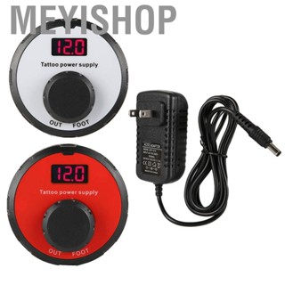 Meyishop LCD Digital  Tattoo Machine Power Supply Tool 100-240V US P