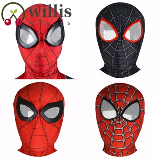 Willis หน้ากากสไปเดอร์แมน 3D เลนส์ซูเปอร์ฮีโร่ สําหรับ Adlut 3D Raimi Miles Morales Iron Spider Man